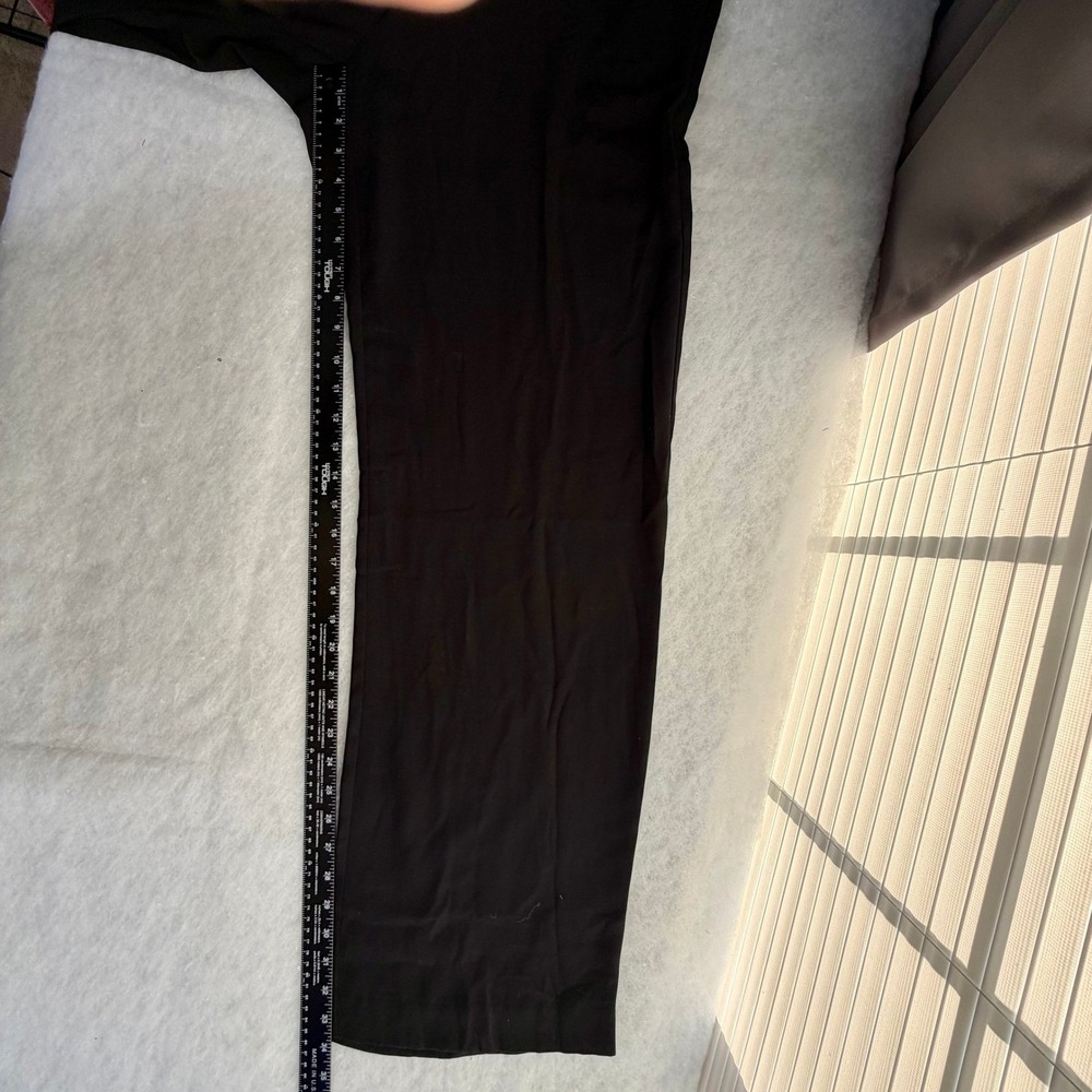 Cabi Grace Jumpsuit Size 12 Black Zip Front Sleeveless Wide Leg Style 3340 - Picture 9 of 10